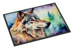 NEW Wolves Wolf Doormat Front Door Mat Indoor Outdoor Rugs for Entryway, Non Slip Washable Low Pile, 18H X 27W