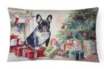 Cozy Christmas Throw Pillow Throw Pillow for Indoor Couch Bed Outdoor Patio Washable, French Bulldog 2659,12Hx16W