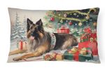 Cozy Christmas Throw Pillow Throw Pillow for Indoor Couch Bed Outdoor Patio Washable, Belgian Tervuren 2609,12Hx16W