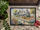 Chicken Farmhouse Garden Doormat Front Door Mat Indoor Outdoor Rugs for Entryway, Non Slip Washable Low Pile, 24H X 36W