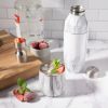 Stainless Steel Rocks Glass, Set of 2 - Marble