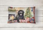 Cozy Christmas Throw Pillow Throw Pillow for Indoor Couch Bed Outdoor Patio Washable, Newfoundland 2707,12Hx16W