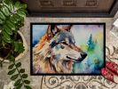 NEW Wolves Wolf Doormat Front Door Mat Indoor Outdoor Rugs for Entryway, Non Slip Washable Low Pile, 18H X 27W