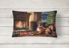 Cozy Christmas Throw Pillow Throw Pillow for Indoor Couch Bed Outdoor Patio Washable, Boxer 2620,12Hx16W