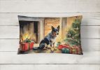Cozy Christmas Throw Pillow Throw Pillow for Indoor Couch Bed Outdoor Patio Washable, Australian Cattle Dog 2598,12Hx16W