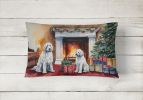 Cozy Christmas Throw Pillow Throw Pillow for Indoor Couch Bed Outdoor Patio Washable, Komondor 2692,12Hx16W
