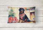 Cozy Christmas Throw Pillow Throw Pillow for Indoor Couch Bed Outdoor Patio Washable, Gordon Setter 2668,12Hx16W