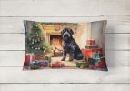 Cozy Christmas Throw Pillow Throw Pillow for Indoor Couch Bed Outdoor Patio Washable, Bouvier des Flandres 2619,12Hx16W
